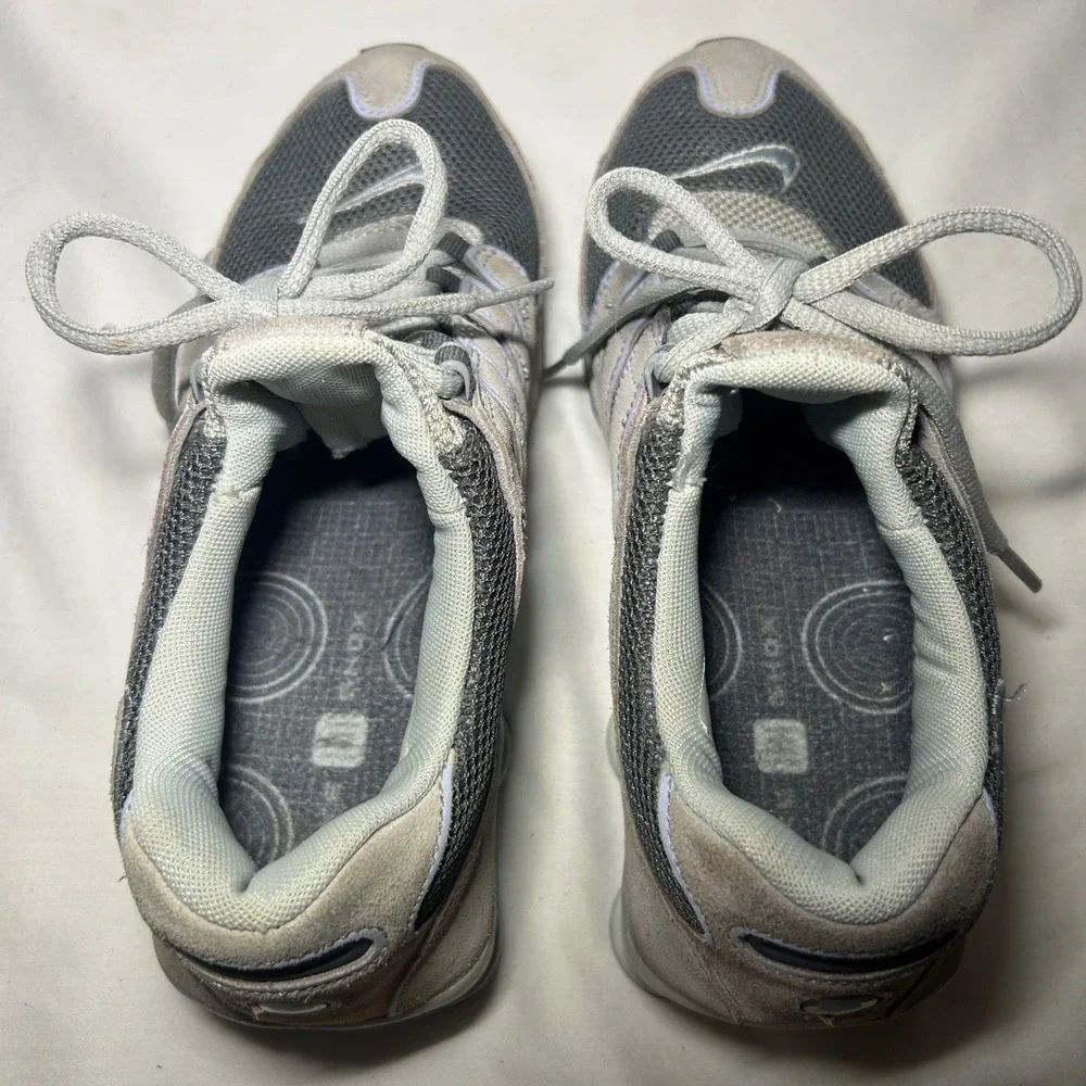 Nike Shox 2006 Vintage Womens Grey Suede Mesh Running Shoes 314561-041 Size 7